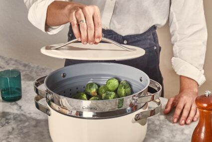 Caraway Large Stainless Steel Steamer