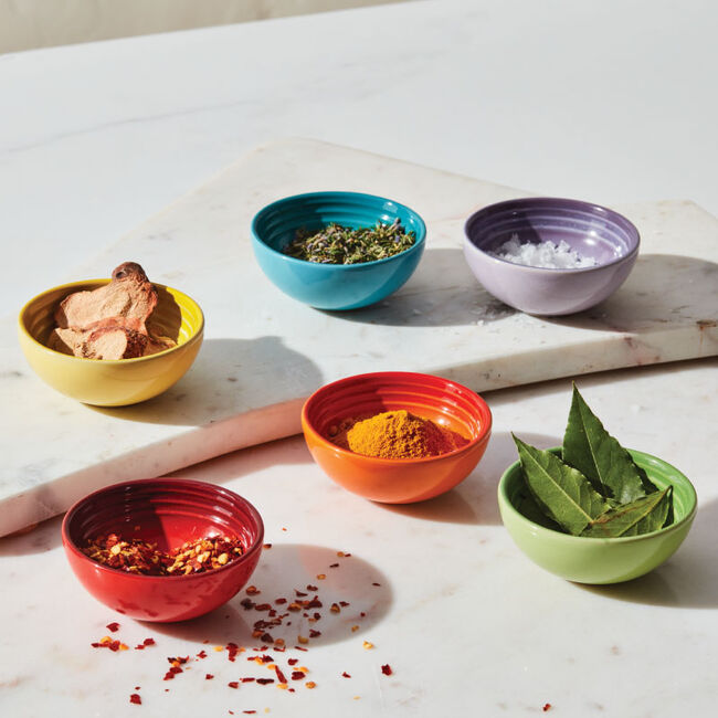 le creuset pinch bowls