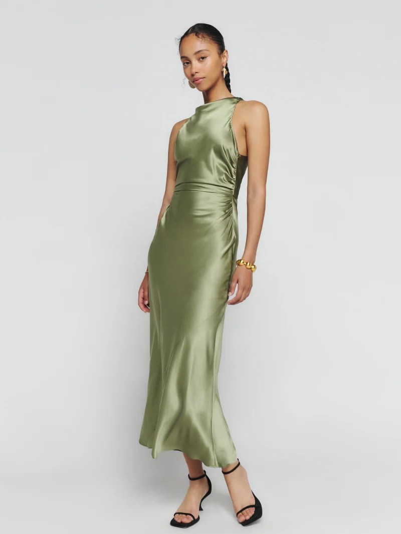 Isa Cotton-Silk Dress