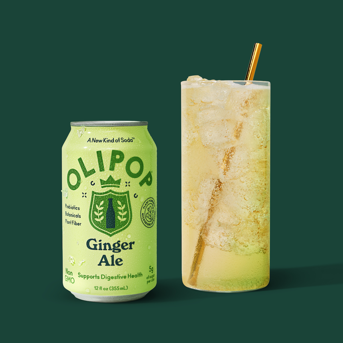 New OLIPOP Ginger Ale Soda for Easing Digestion | Well+Good