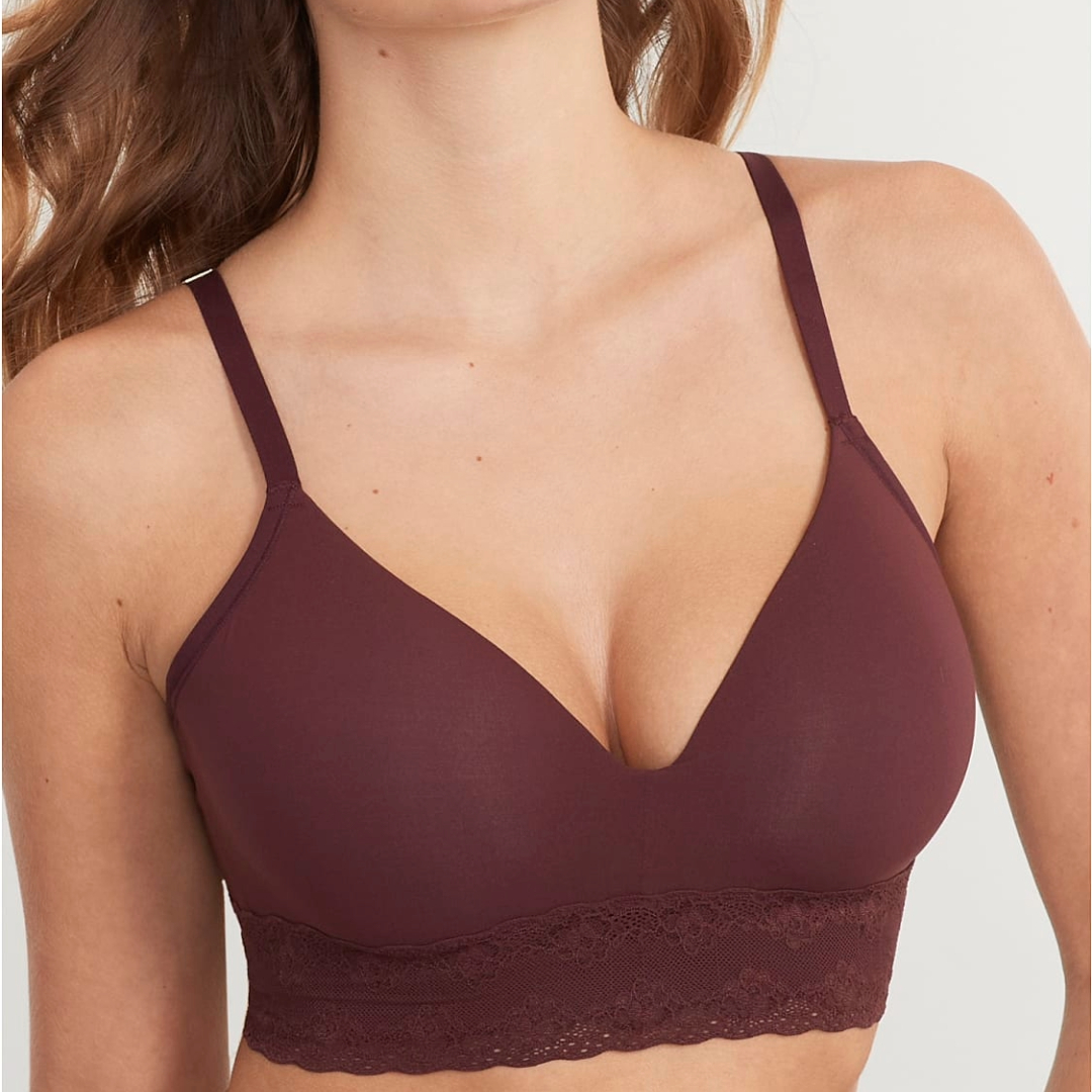 Ladies' Comfortable Seamless Push Up Bra For Small Breasts, With Underwire,  Deep V Neckline, Side Support & Anti-sagging Functions