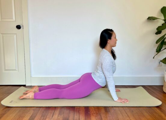 How to do cobra pose | Yoga for beginners | 5 minute yoga - YouTube