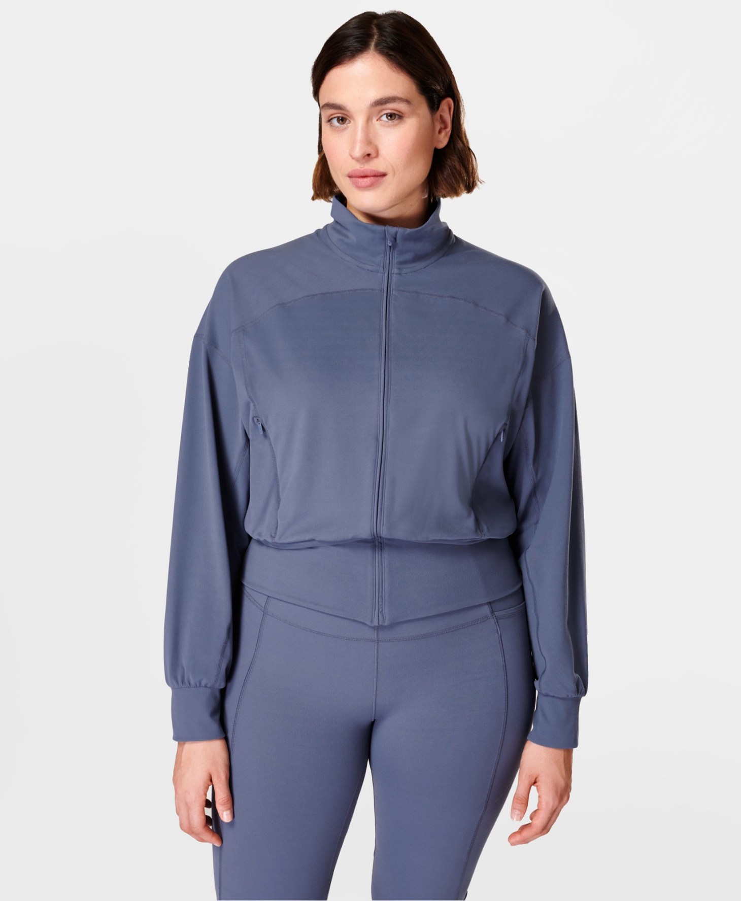 Sweaty Betty Super Soft Zip-Up Bomber Top