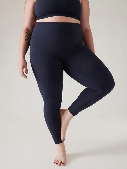 athleta elation tight, one of the best postpartum leggings