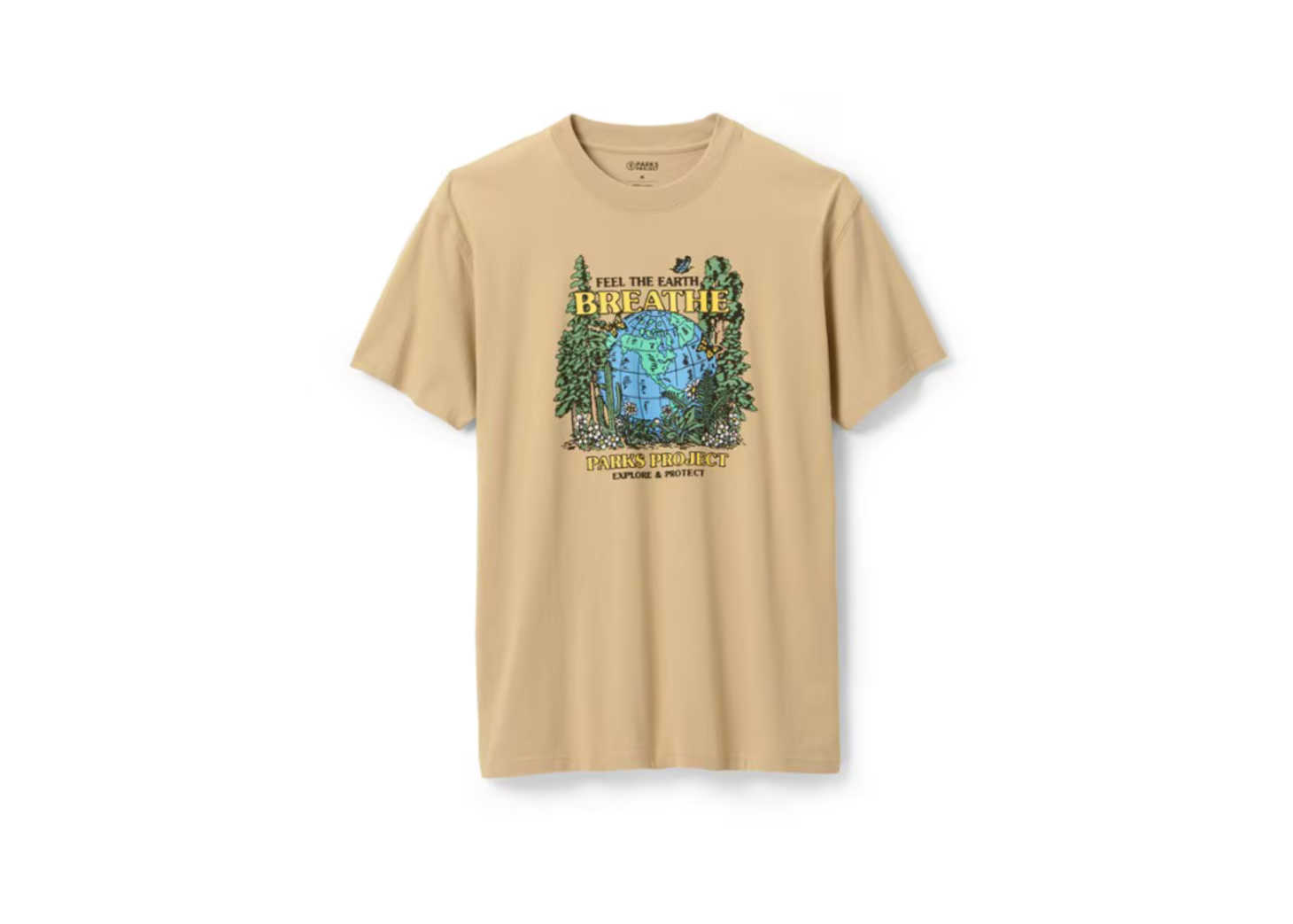 Parks Project Feel the Earth Breathe Globe T-Shirt