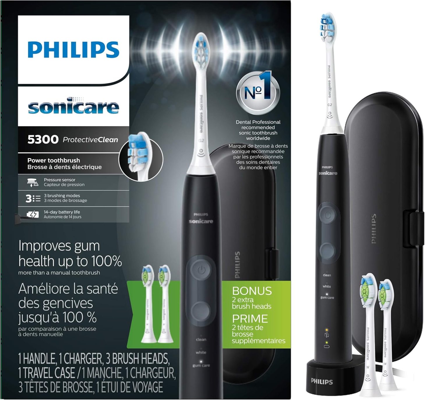 Philips Sonicare ProtectiveClean 5300 Electric Toothbrush