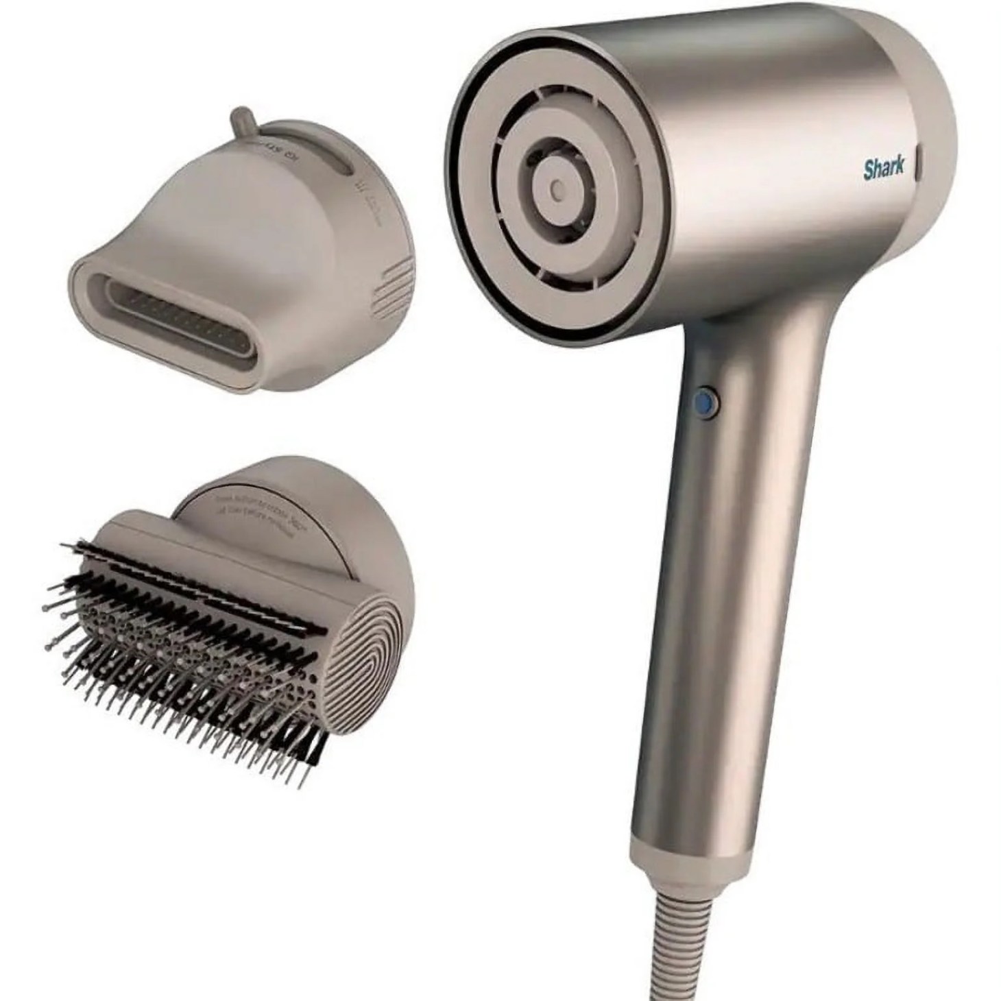 shark hyperair iq ionic hair dryer with styling attachments