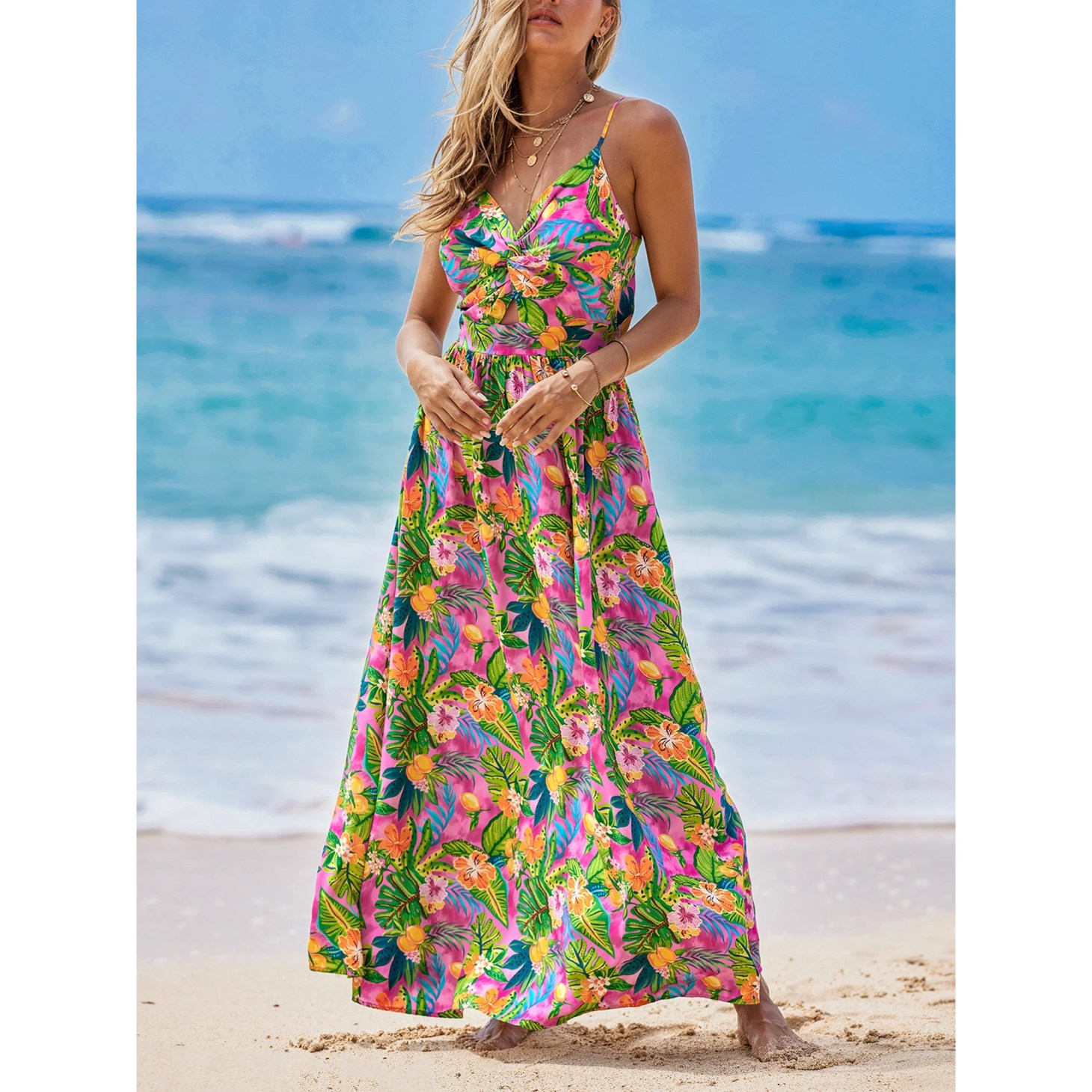 cupshe floral maxi dress from walmart