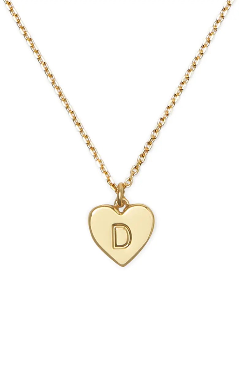 Kate Spade New York Initial Heart Pendant Necklace