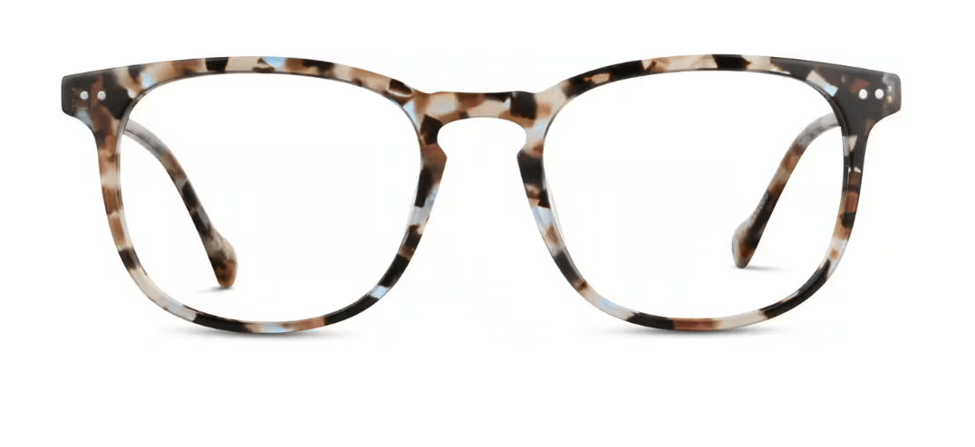 zenni optical square glasses in tortoise shell