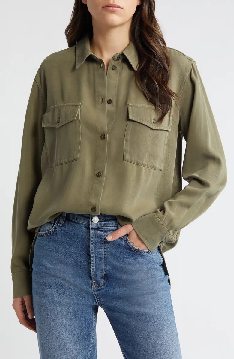 Treasure & Bond Oversize Utility Shirt