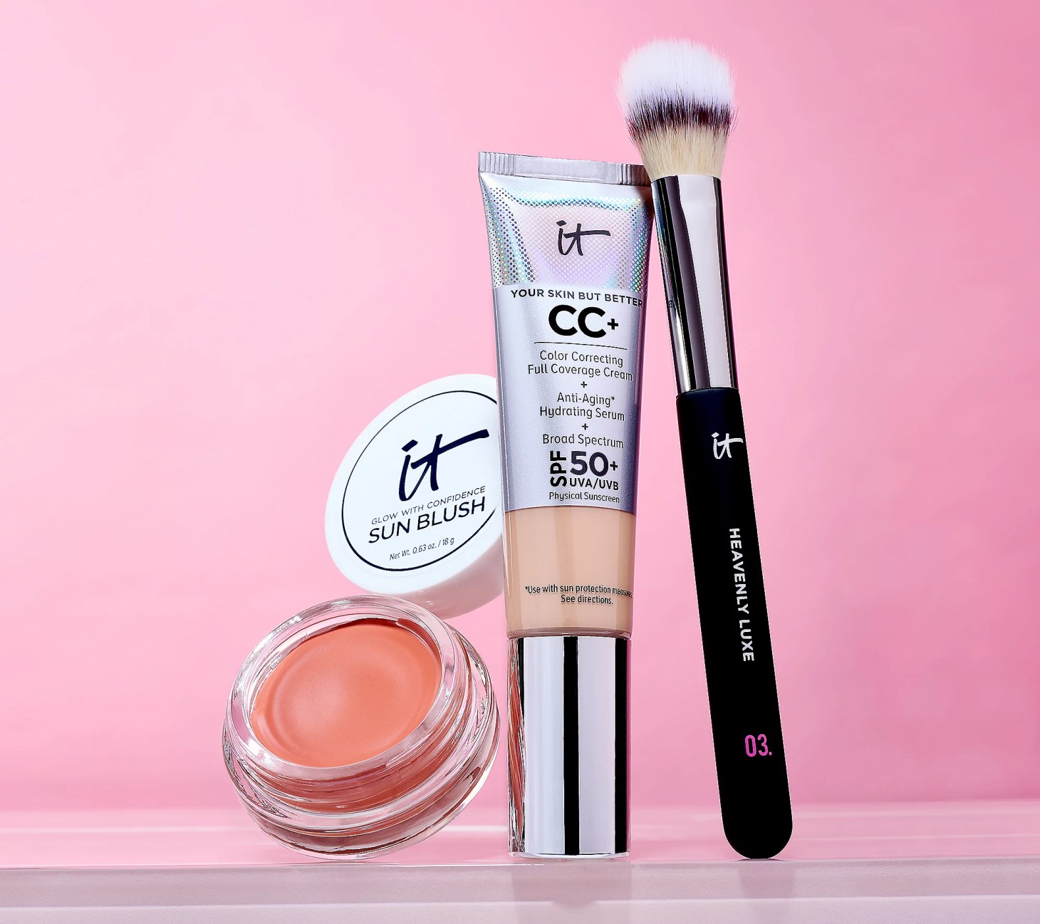 it cosmetics glow trio on sale at qvc