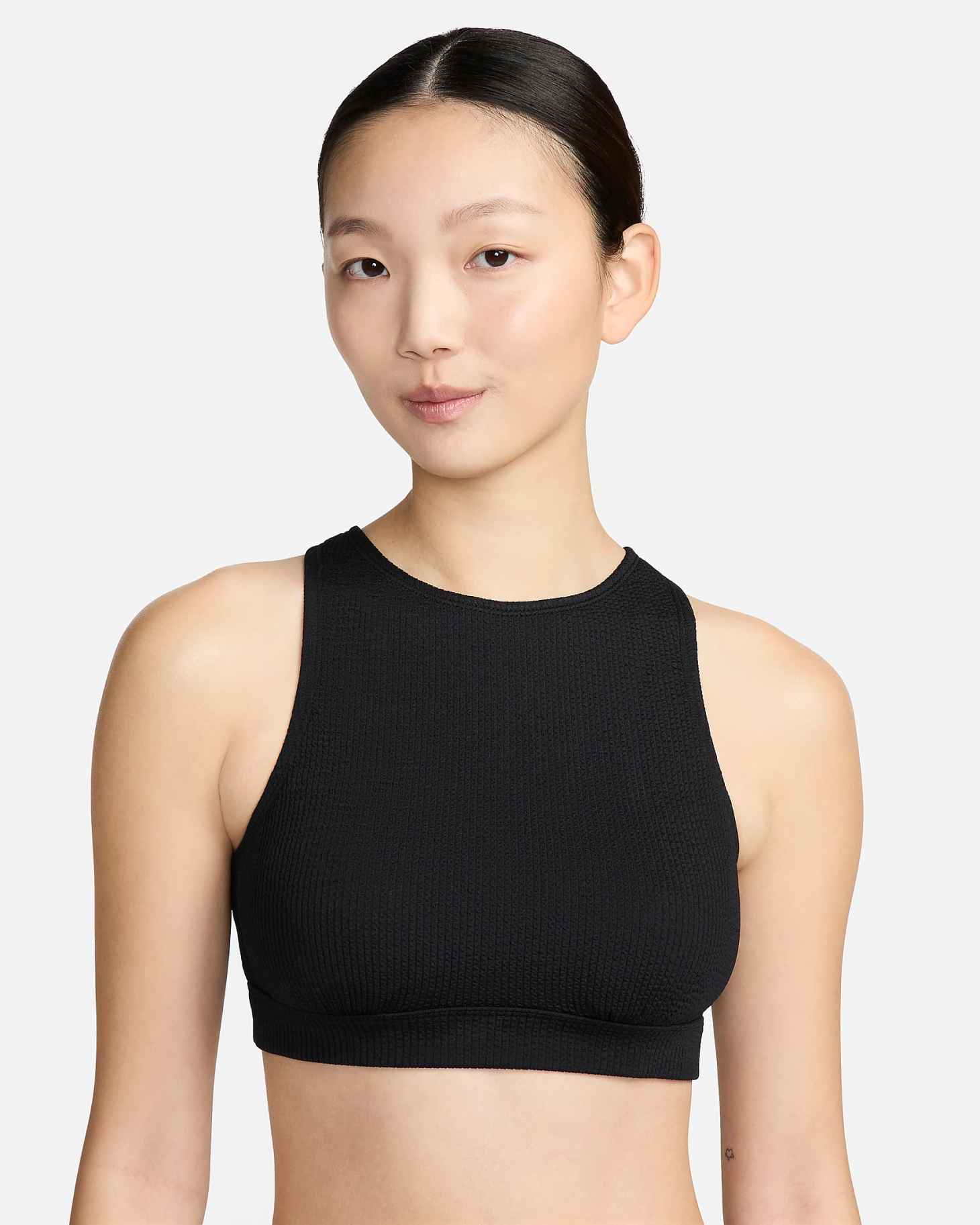 nike swim elevated high neck sport swimwear