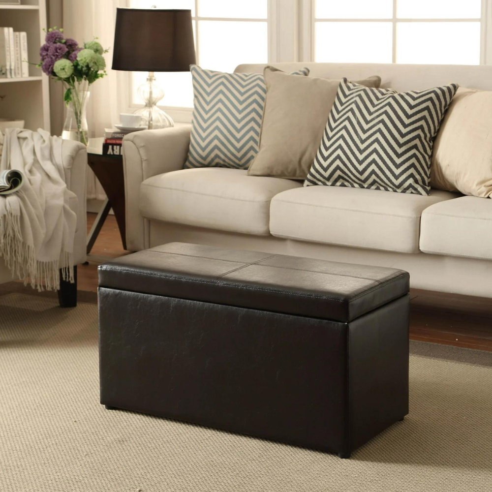 Better Homes & Gardens 30” Hinged Storage Ottoman