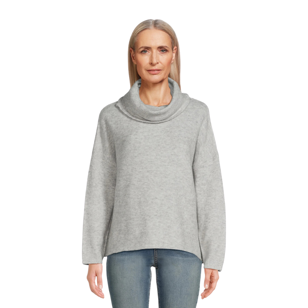 Dreamers by Debut Cowl Neck Sweater with Long Sleeves