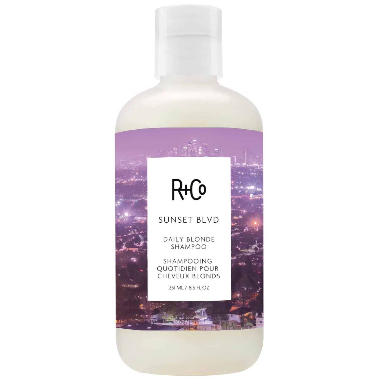 R+Co Sunset Blvd daily blonde shampoo during dermstore's anniversary sale