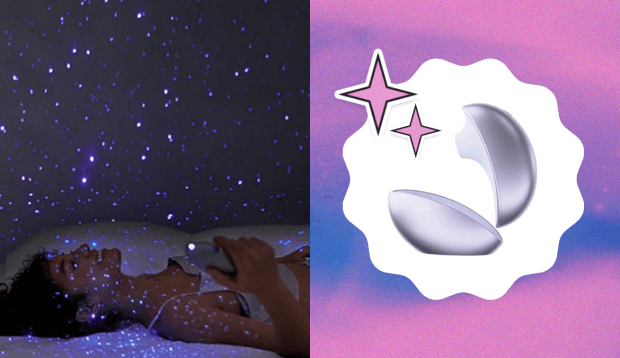 This Clitoral Vibrator Doubles as a Galaxy Projector, so You Can Set the Mood for...