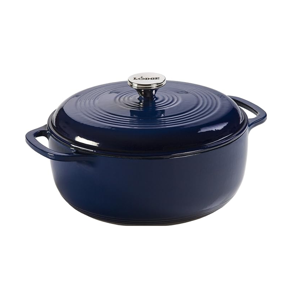 Lodge 6-Quart Enameled Cast Iron Dutch Oven