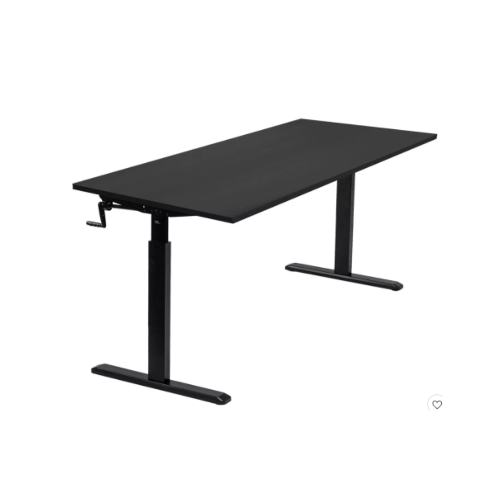 Mount-It! Adjustable Hand Crank Sit-Stand Desk