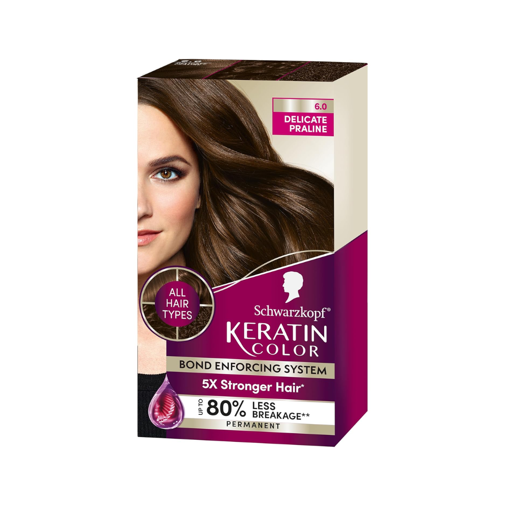 Schwarzkopf Keratin Color Permanent Hair Color Cream