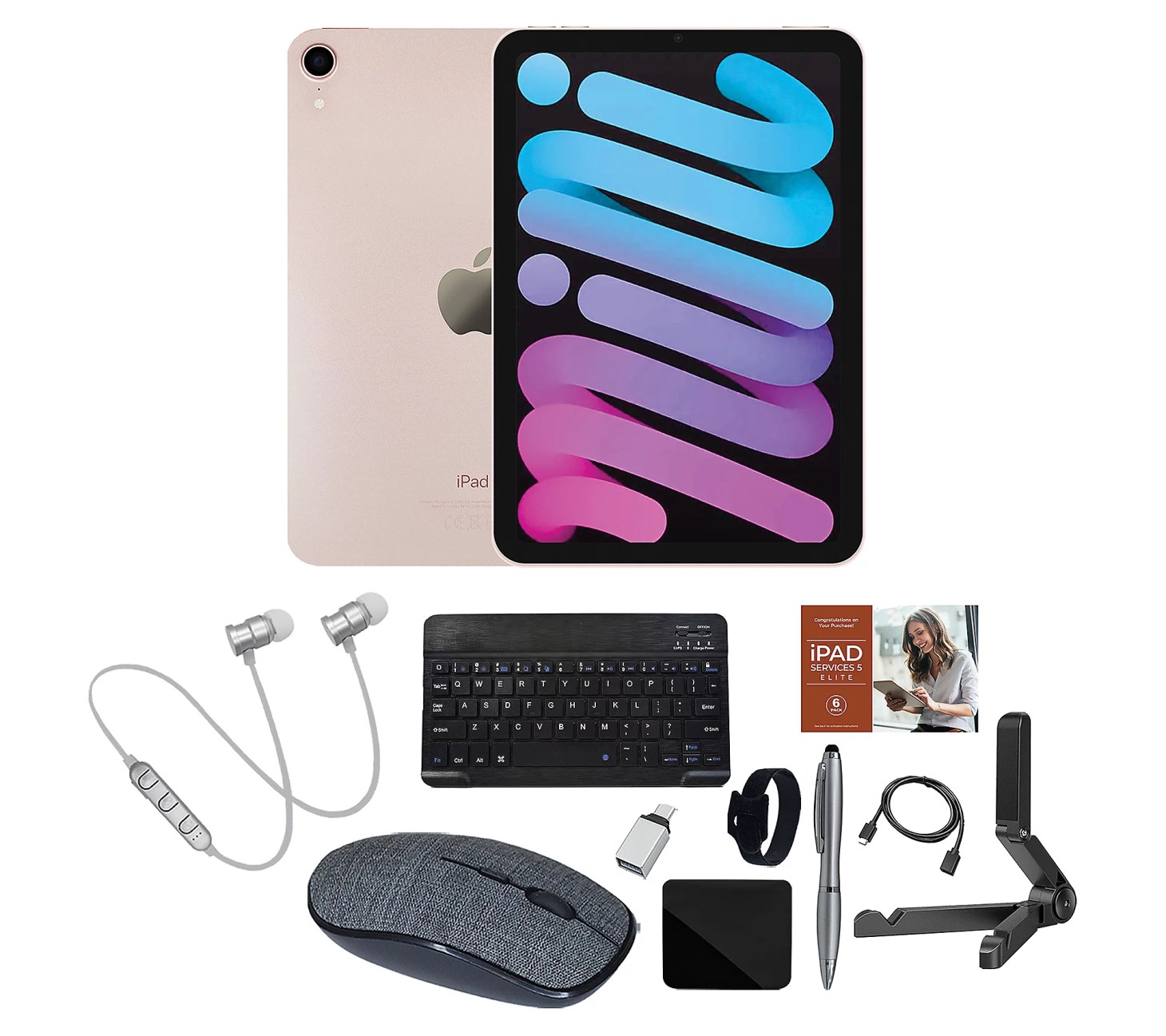 apple ipad mini 6 with accessories at qvc