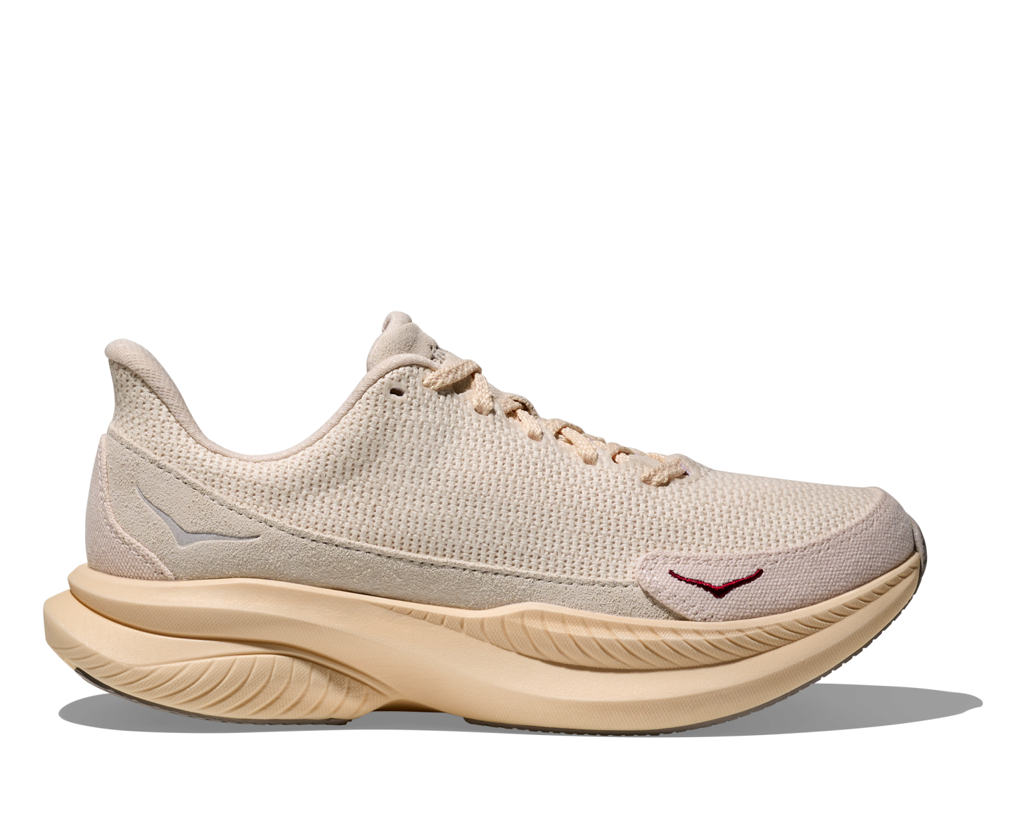 hoka x reformation mach 6 ls sneaker in cream