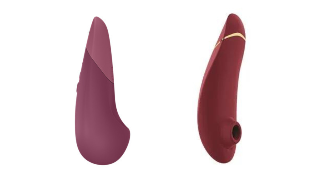  Womanizer Vibe (left) compared to the Womanizer Premium (right). 