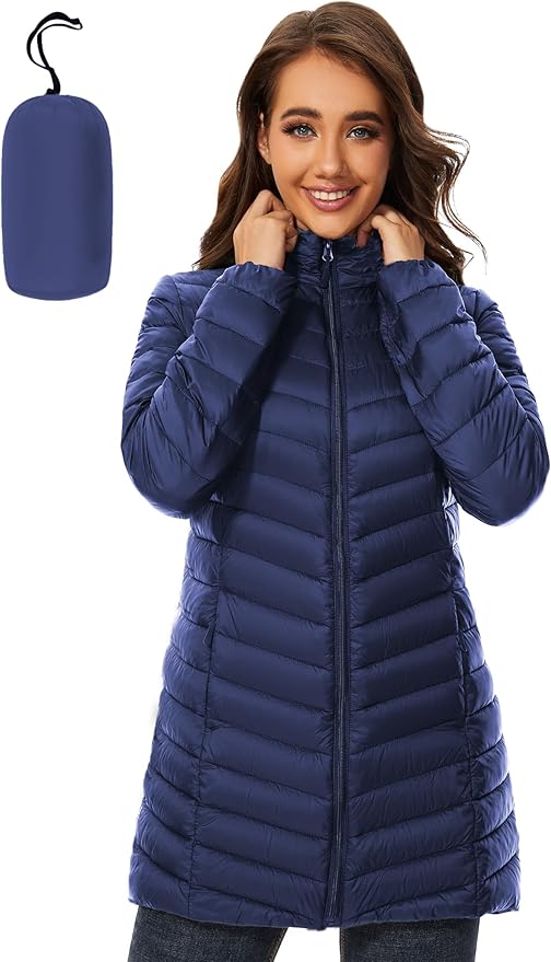 another choice long packable coat from amazon