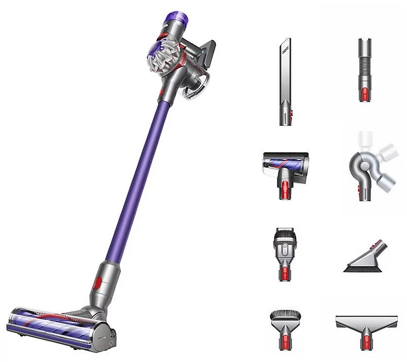 Dyson V8 Animal Extra De-Tangle Cordfree Vacuum with 8 Attachments