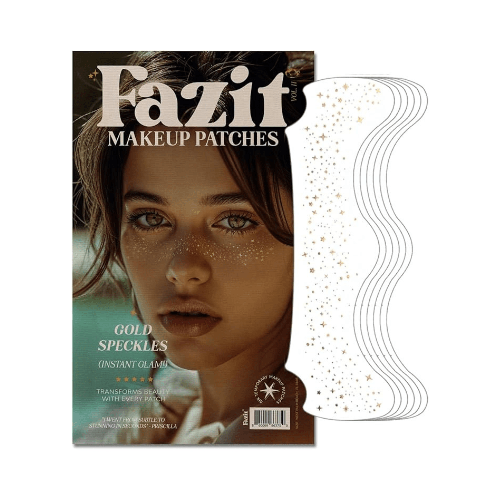 Fazit Gold Glitter Freckles Makeup Patches