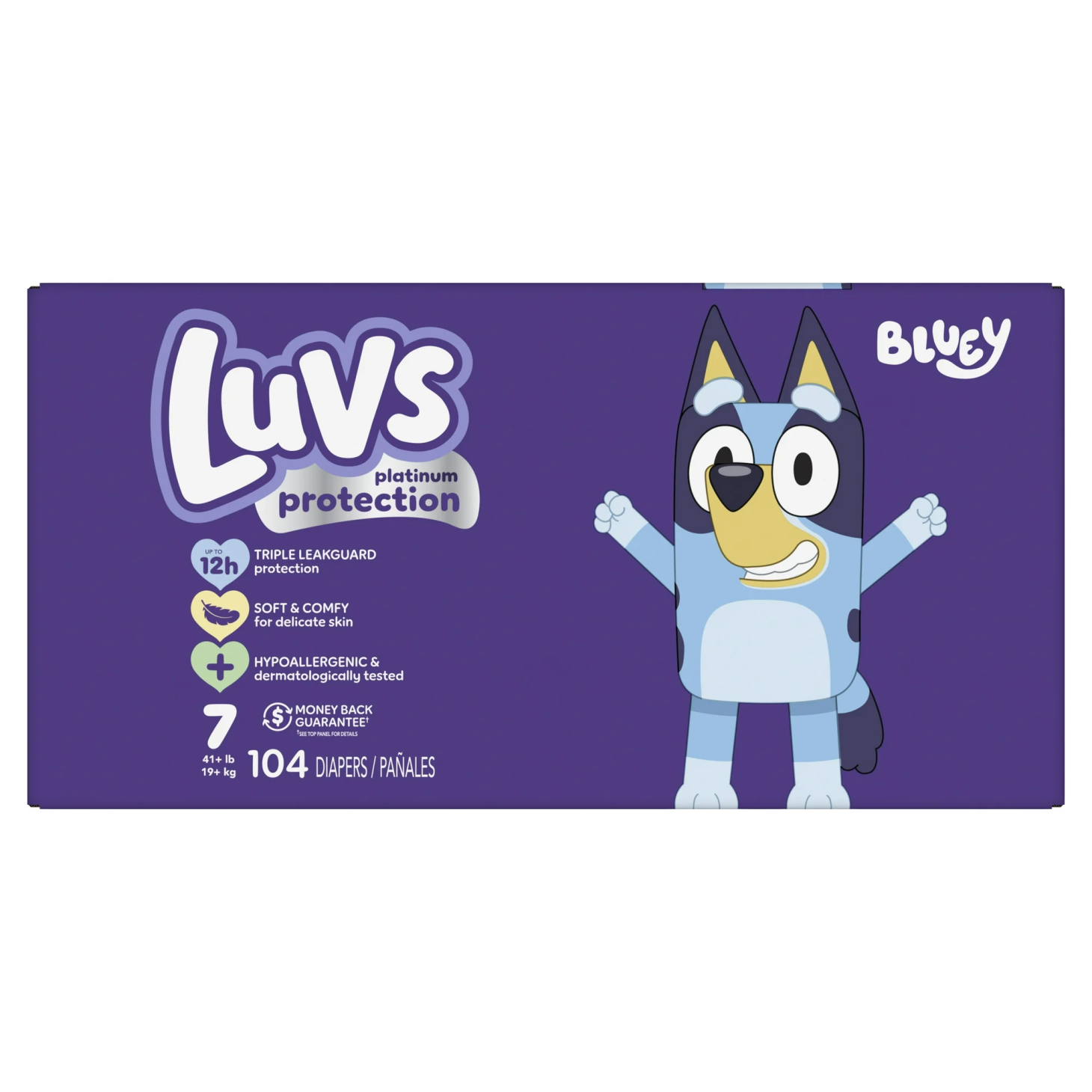 Luvs Platinum Protection Bluey Diapers