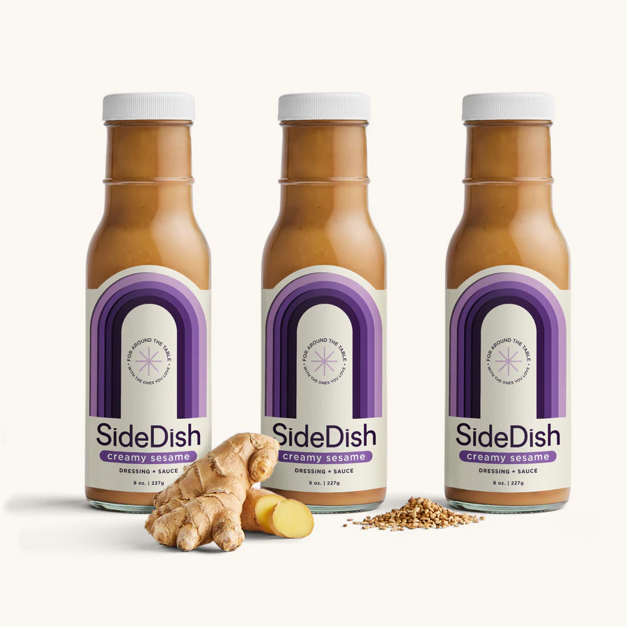 SideDish Creamy Sesame Dressing (3-Pack)