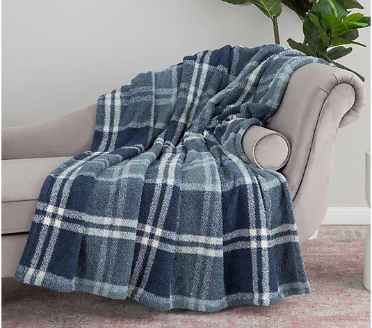 berkshire retro plaid plush throw