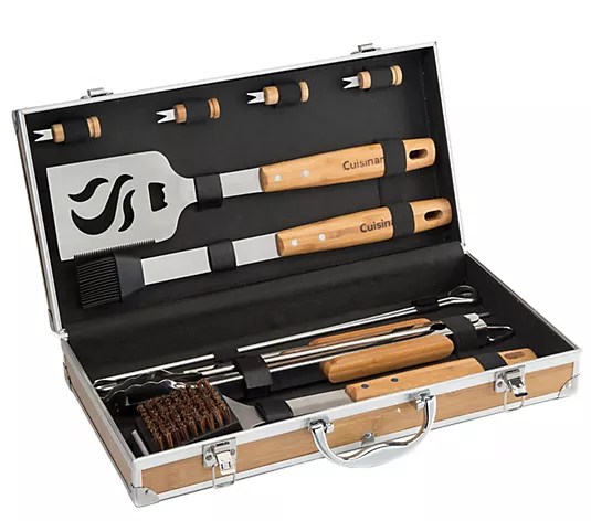 cuisinart bamboo bbq tool set