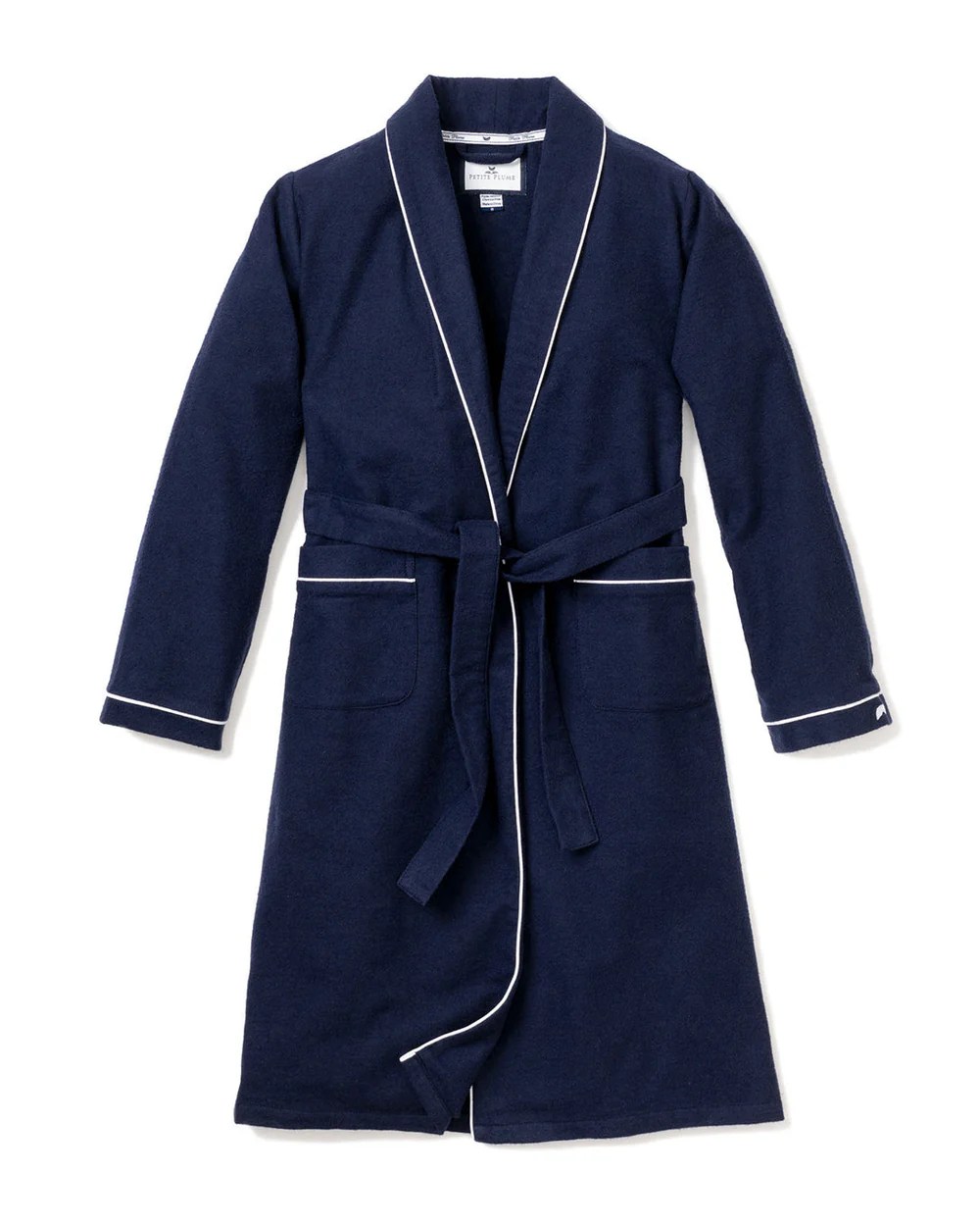 petite plume robe with piping