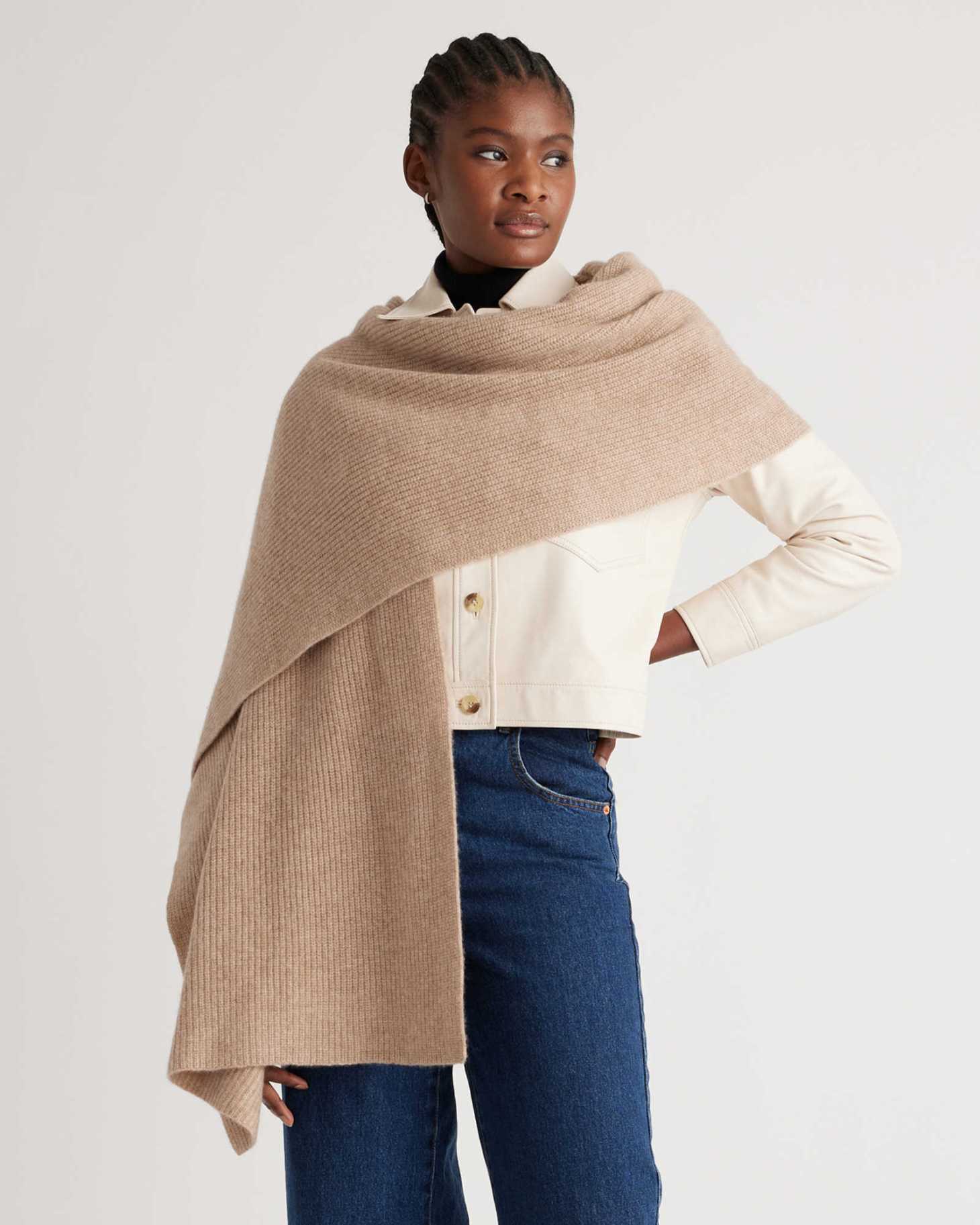 quince mongolian cashmere wrap