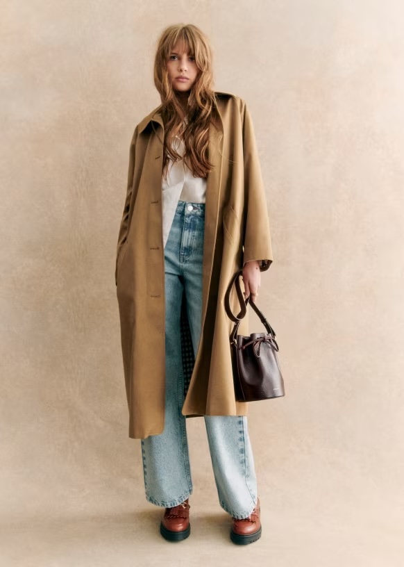 sezane clyde trench coat