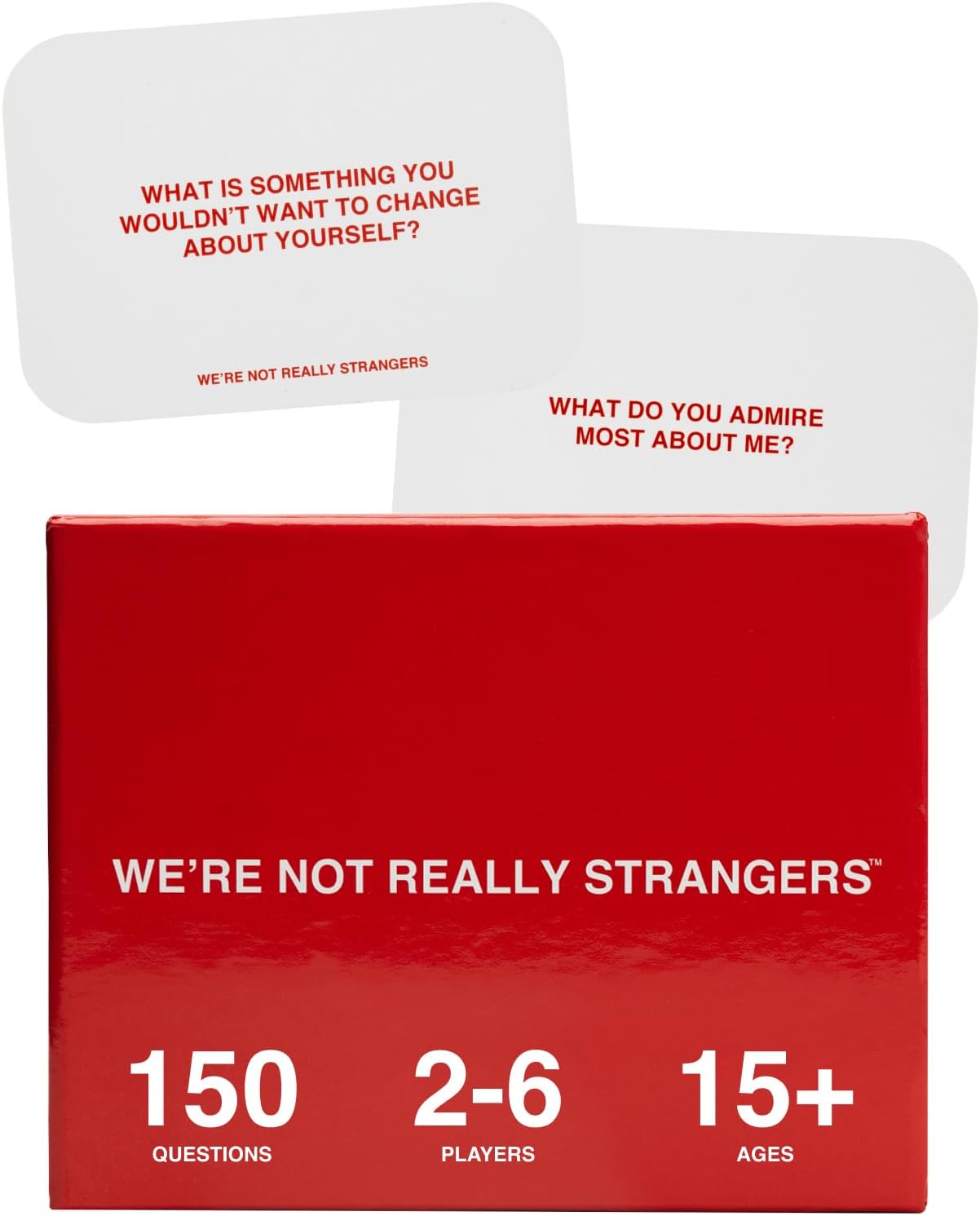 we're not really strangers card game