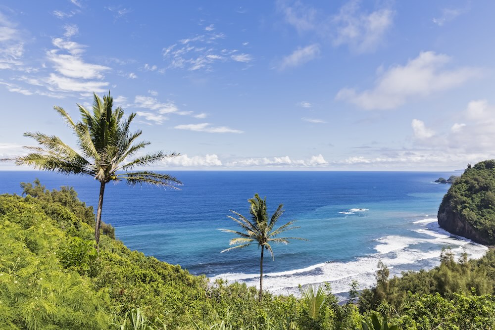 USA, Hawaii, Big Island, Pacific Ocean, Pololu Valley Lookout