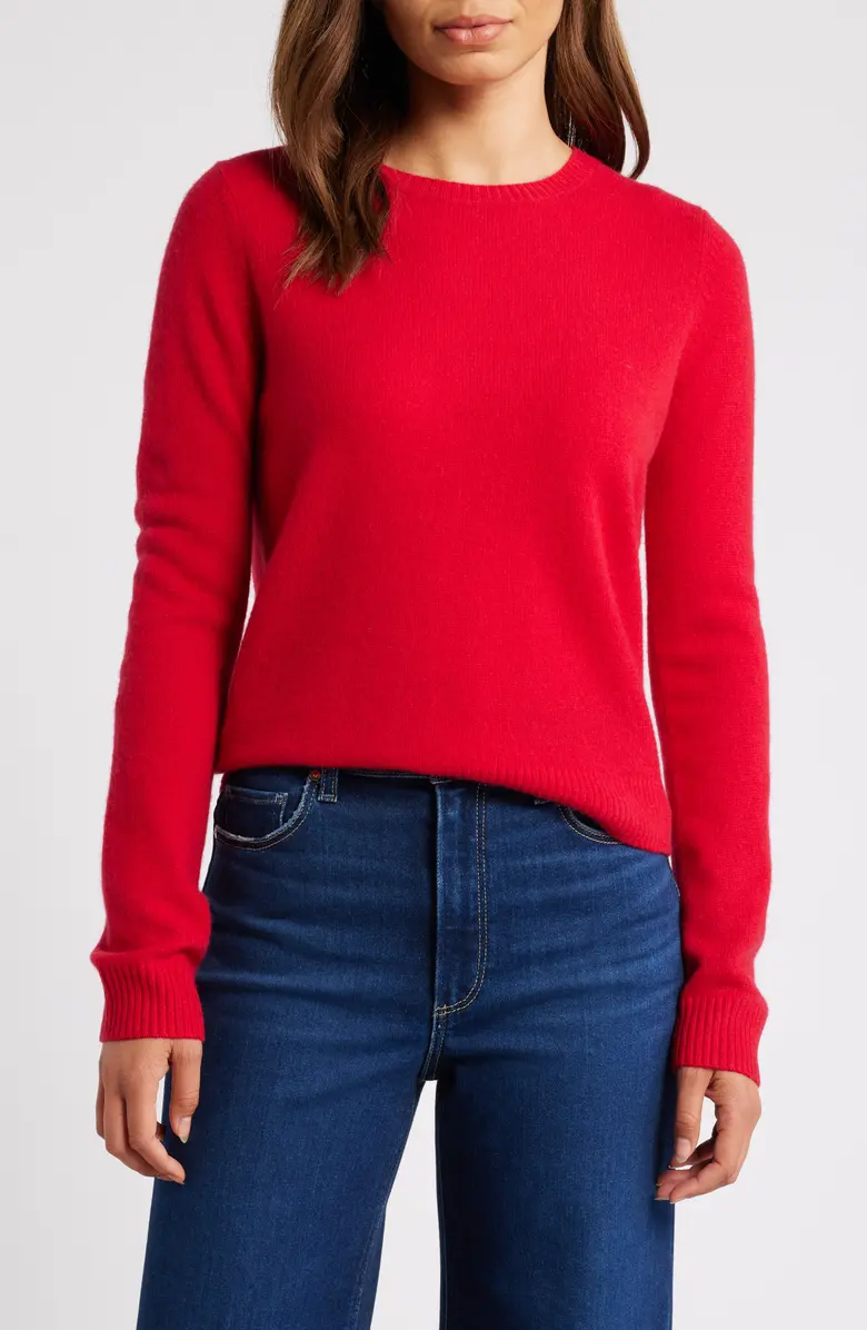 Calson Cashmere Crewneck Sweater