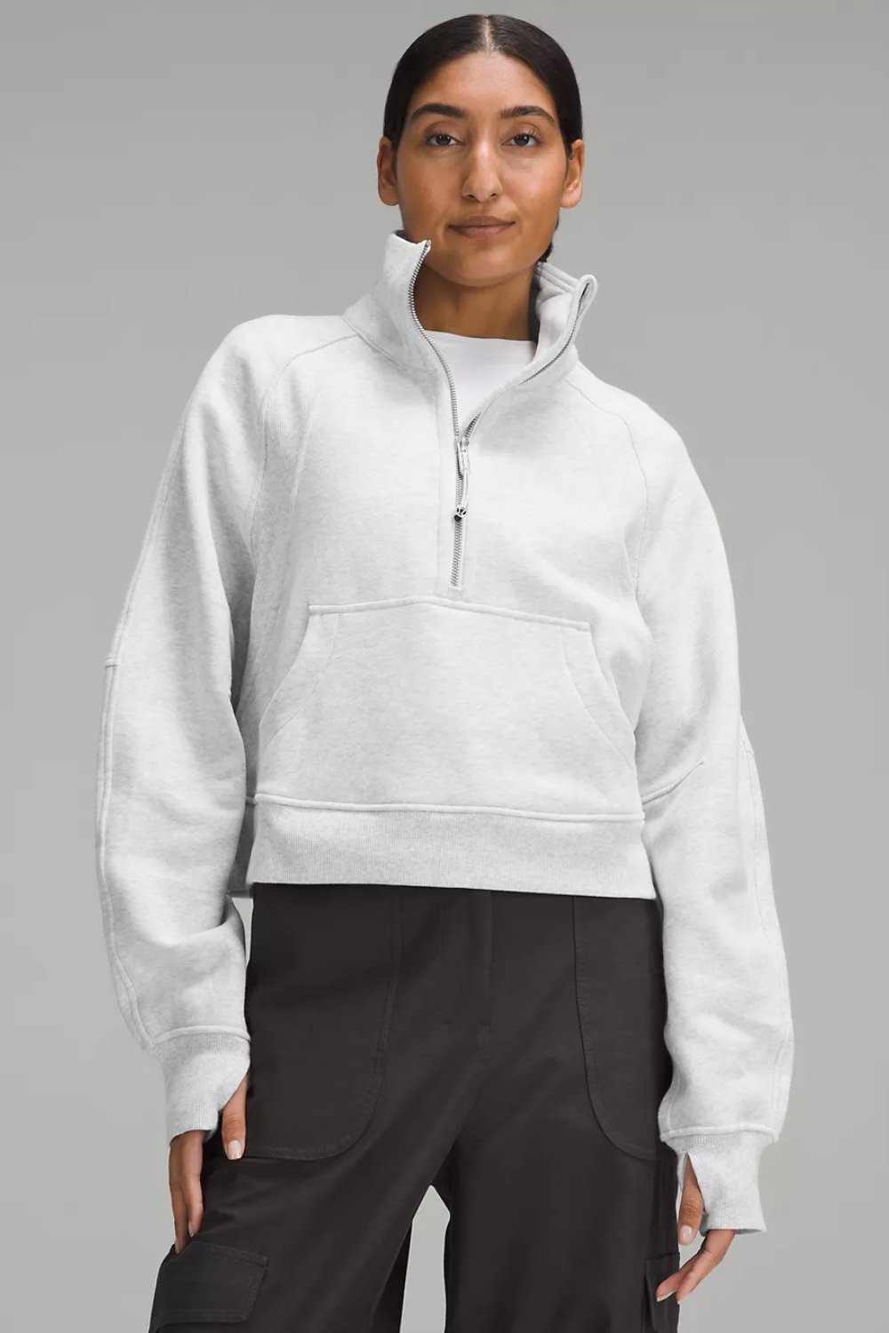 Lululemon Scuba Oversized Funnel-Neck Half Zip