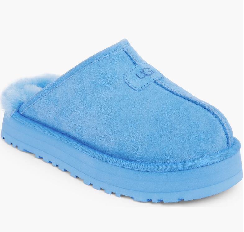 ugg discoquette slipper in bright blue