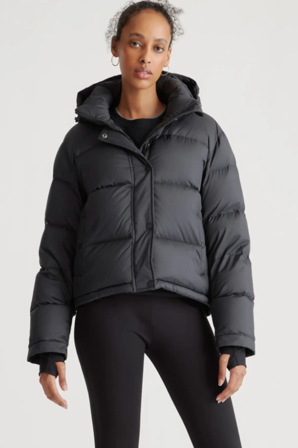 Quince Responsible Down Cropped Puffer Jacket