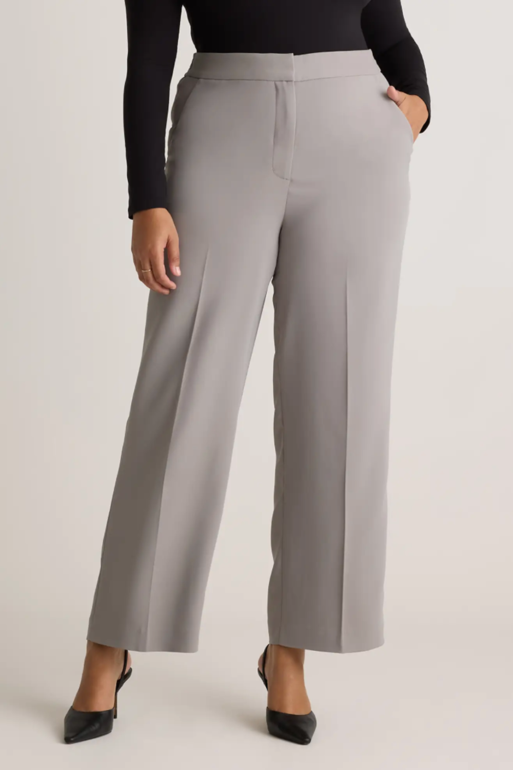 Quince Stretch Crepe Classic Trouser Pants