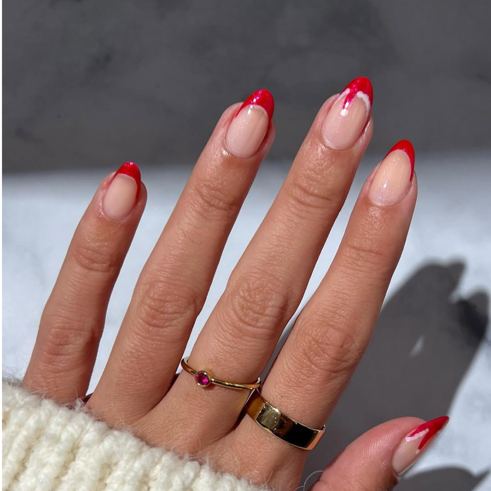 Holiday Manicure Design Idea