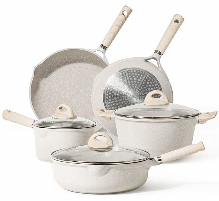 carote nonstick cookware set