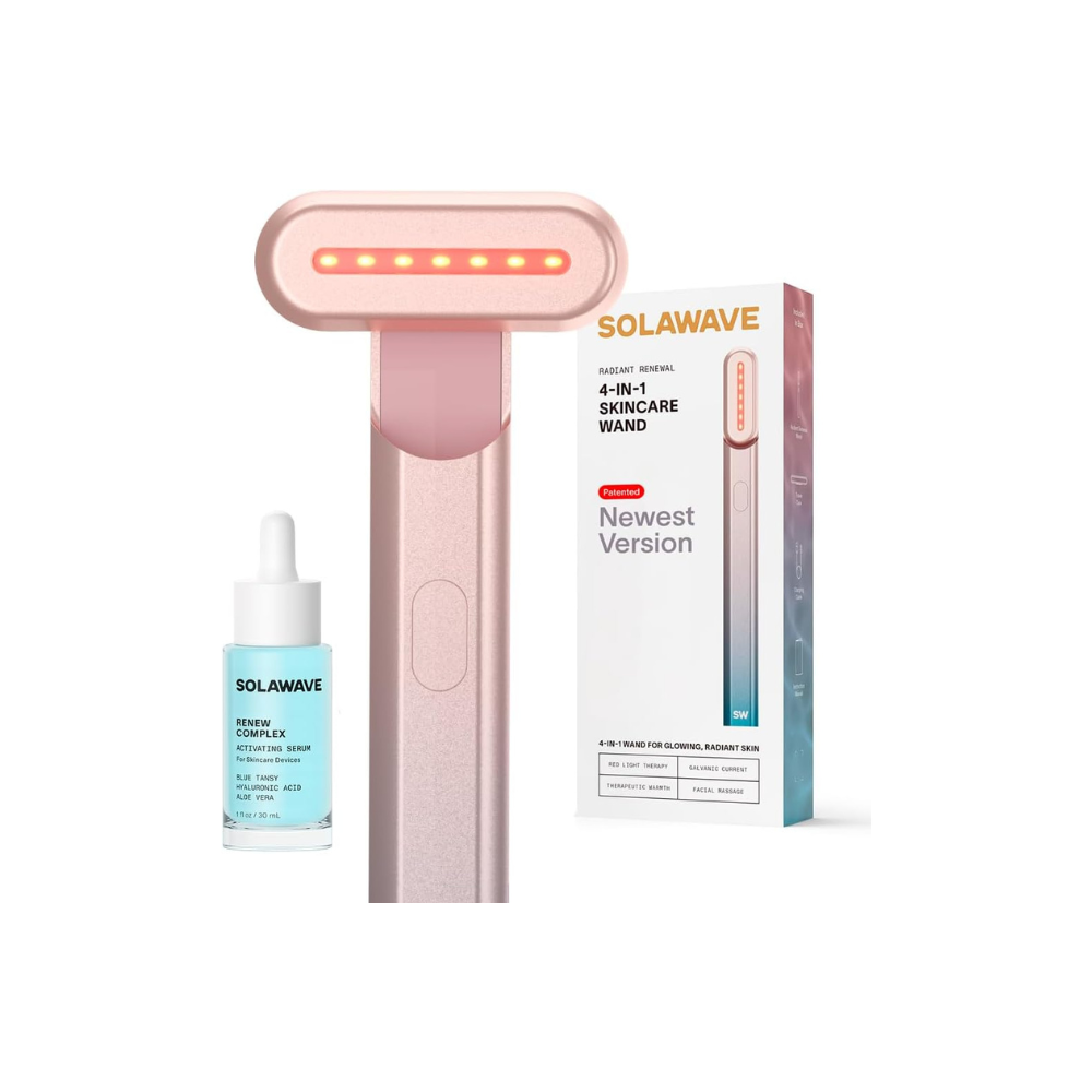 Solawave 4-in-1 Radiant Renewal Wand and Serum Bundle