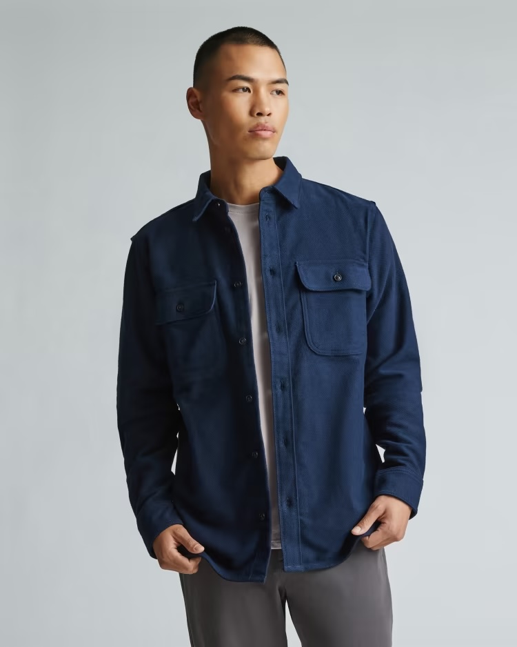 everlane men's heavyweight over shirt