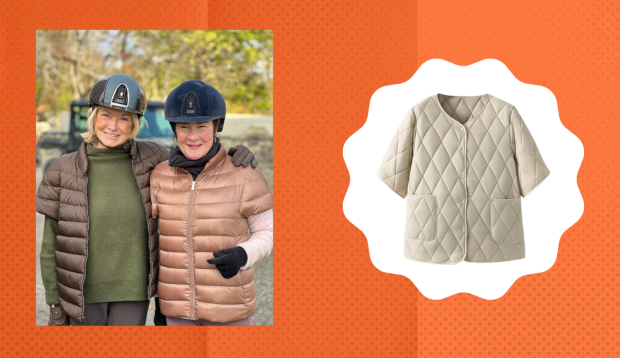 Here's Where to Get Martha Stewart's Short Sleeve Puffer (Which We Didn't Know Existed Either,...