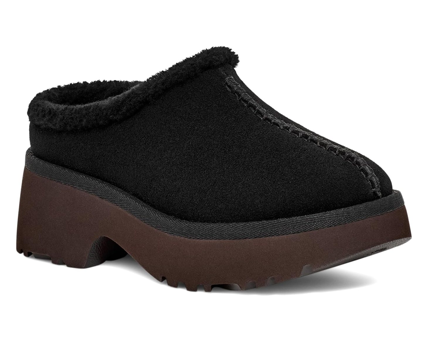 ugg new heights cozy clog in black